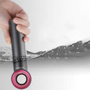 Mini Handheld Bladeless Fan Air Conditioning Desktop Air Cooling Fan (Grey) A