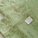 1 Set Green Rod Pocket Short Tier Curtains Panels Half Drapes for Bathroom