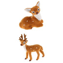 2Pcs Mini Deer Decorative Artificial Deer Home Craft Art Gift Ornament