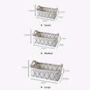 Felt Laundry Box Cotton and Linen Handle Desk Debris Storage Basket Fashion P3B2