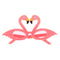 Unisex Tropical Flamingo Sunglasses Party Glasses Fancy Dress Accessory