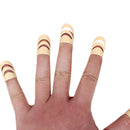 4Pcs Guitar/Stringed Instr Finger Guitar-String Picks Size 3 M+1 L 12MM/14MM ^