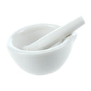 6 ml porcelain pestle and mortar mixing bowls polished game - white