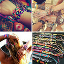 Friendship Bracelet Handmade Woven Rope String Hippy Boho Embroidery Bracelet Z