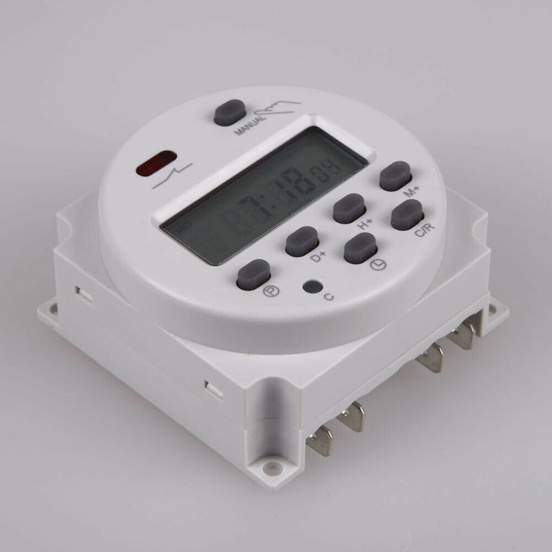 DC 12V 16A Smart Digital LCD Power Programmable Timer Time Switch Relay