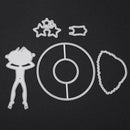 5pcs Girl Summer Time Cutting Dies Scrapbook Embossing DIY Craft Album Card A