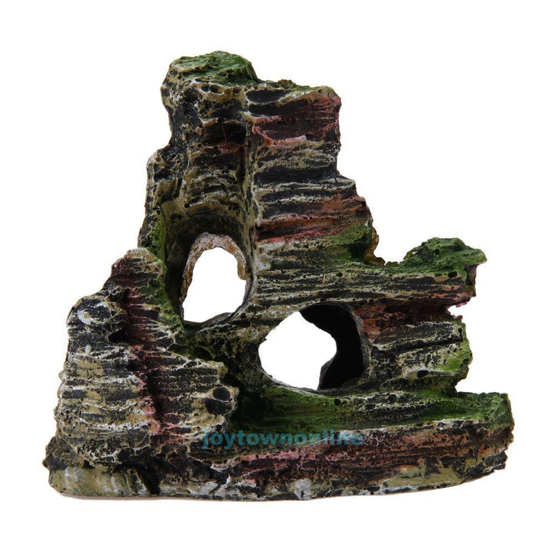 Mountain View Aquarium Rockery Hiding Cave Tree Fish Tank Ornament Decoration