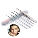 5pc Blackhead Pimple Spot Comedone Acne Needle Extractor Remover Popper ToolA3C