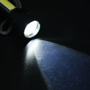T6 COB Zoomable Light Lamp Torch with LED Flashlight USB Rechargeable NEW