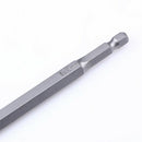 6Pcs 100Mm Length 1/4 Inch Hex Screwdriver Bit Set Shank Magnetic Hexagon H C2X5