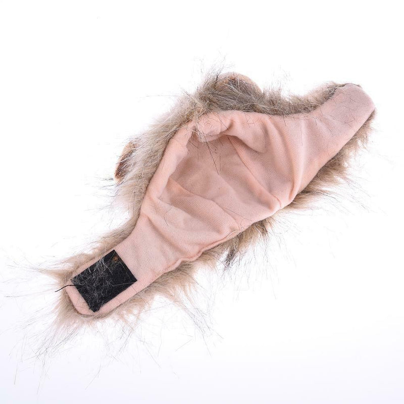 Up Dog With Ears Lion Cat Halloween Fluffy Cloth Mane Dress Costume Hat Pet Wig