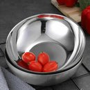 304 Stainless Steel Double Wall Mixing Bowl for Soup Salad Fruit Porridge