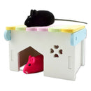 Colorful Hamster House Small Pets Snuggle Hut Cage Climbing Chewing Toys