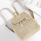 Fashion Straw Woven Backpack Ladies Shoulder Bag Summer Girl Backpack Femal X9D1