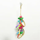 2 Packs Bird Swing Chewing Toys Parrot Hammock Bell Toys Suitable for Small