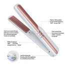 Professional Hair Straightener Hair Curler Hair Flat Iron 2 in 1 Wireless H
