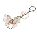Creative Zinc Alloy Rhinestone Keychain Crystal Purse Bag Key Chain Ring A