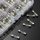 100Pcs/set Fast Blow 0.2A-15A Car Truck Glass Tube Fuses Assorted Kit Sunlephant