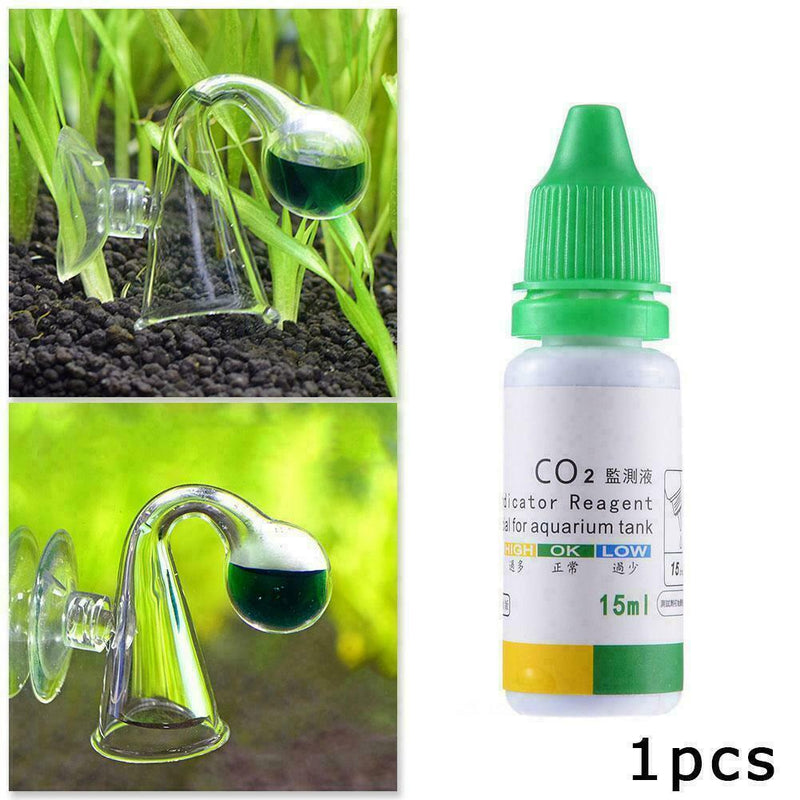 1XPH Indicator Tester Aquarium Co2 Glass Monitor Drop Ball Carbon Dioxide T W9V4