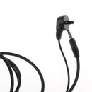 Covert Acoustic Tube Earpiece Headset Coil Wire 3.5mm Jack Throat Push To Talk