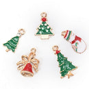 19 pcs Metal Alloy Mixed Christmas Charms Set Jewellery Pendants Decor Well  LJ