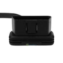 60CM OBDII 16Pin Flat Noodle Male to Female Extend Cable Splitter Extender Cord