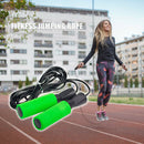 Adjustable Sports Skipping Rope Fitness Ball Bearing Jumping Rope (Green)