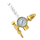 Copper Argon Gas Meter Flow Meter Regulator Gauge External Thread
