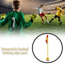 Detachable Soccer Football Corner Pole & Flag Post Base Set Foldable Home R4P0