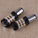 2pcs 1157 4014 Led Dual Color White Amber Switchback LED Turn Signal Light Bulb