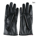 Ladies Women's Fashion Winter Gloves Soft Leather Touch Screen Anti-Slip N VFK