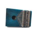 17 Key Kalimba Wood Mbira Thumb Finger Piano Musical Instrument (Dark Blue)
