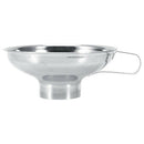 Stainless Steel Funnel Household Wide Mouth Canning Jars Funnel with Handle C8H1