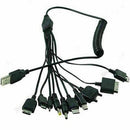Cable 10 in 1 Multifunction USB Mobile Phone Charger Cords Charging Univers K1P3