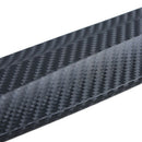 2 Black Carbon Fiber Texture Anti-rub Protecto Car SUV Bumper Edge Guard StriJ&k