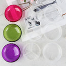 3Grids Rotating Pill Box Travel Pill Case Splitter Pill Organizer Medicin Bj