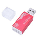 USB 2.0 All In 1 Multi Memory Card Card Reader (red) A8H9