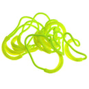 10x Zipper Pulls Cord Rope Ends Lock Zip Slider Replacement 65mm Yellow