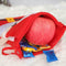 Non-Woven Christmas Kids Candy Bag Drawstring Gift Packing Pouch (Elk)