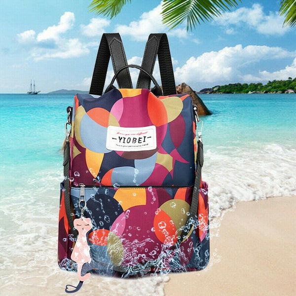 Women Backpack Purse Zipper Anti-Theft Rucksack School Shoulder Storage Bags