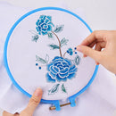 4Pc Embroidery Hoops Set Plastic Round 6/7/ 8/10Inch Cross Stitch Needlework DIY
