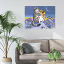 5D DIY Full Drill Diamond Painting Music Cat Cross Stitch Embroidery Craft