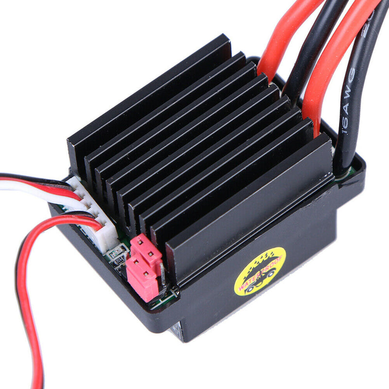 Waterproof 320A Brushed ESC Electric Speed Controller For RC Car Truck Boat