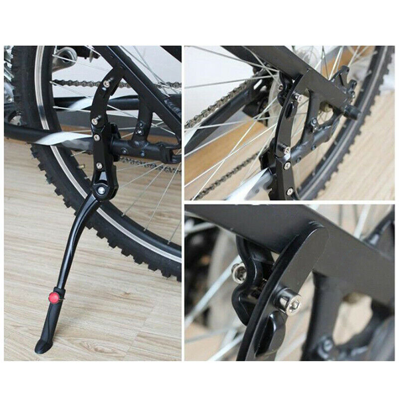 Bicycle Bike Kickstand Adjustable Road Bicycle Parking Stand Support FootB_kz