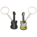 2x Creative Electric Guitar Keychain Car Key Chain Purse Bag Pendant Charm