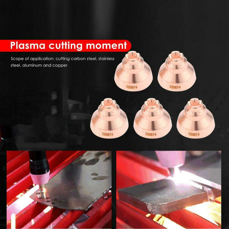 5pcs Plasma Torch Shield Cap for Thermal Dynamics Welding Machine Parts