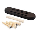 4 String Rosewood Ukulele Guitar Bridge With Saddle Nut Set for Ukulele,