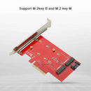 Pci-E X4 To M.2 Ngff M/B Key Ssd Sata Adapter Converter Card For Desktop Pc K3B2