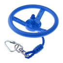 Plastic Steering Wheel for Climbing Frames, Treehouse, Swingset Part blue