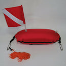 Durable Nylon Spearfishing Torpedo Buoy Diving Scuba Dive Flag Rope Sign